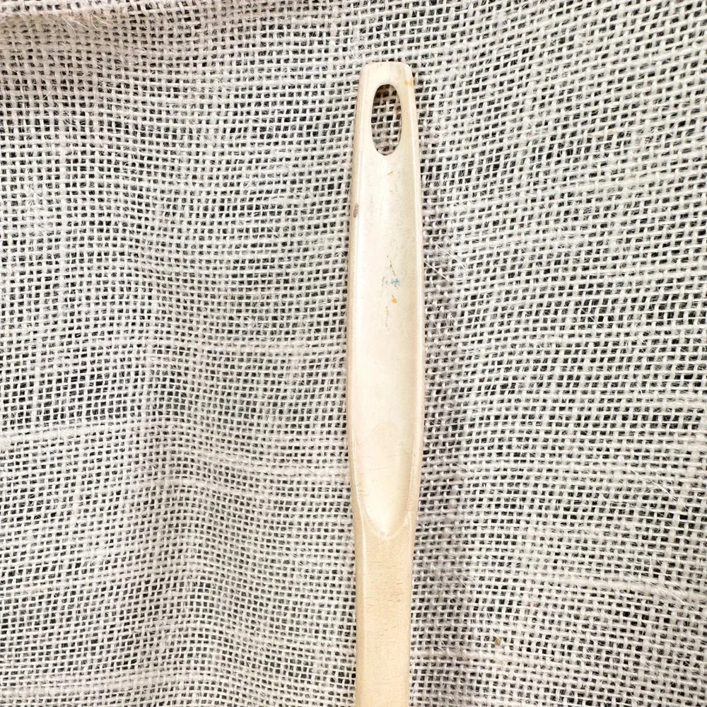 Vintage Foley Slotted Spoon Cream‎ Nylon USA Kitchen Utensil 11